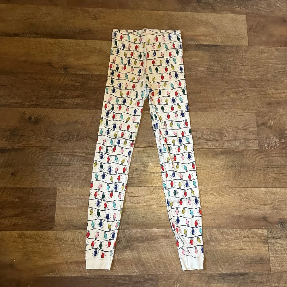 Boys Hanna Andersson Christmas Pajama Set Size 14 Lights